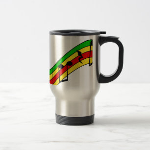 Mug De Voyage Personnel de musique de Rasta