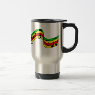 Mug De Voyage Personnel de musique de Rasta