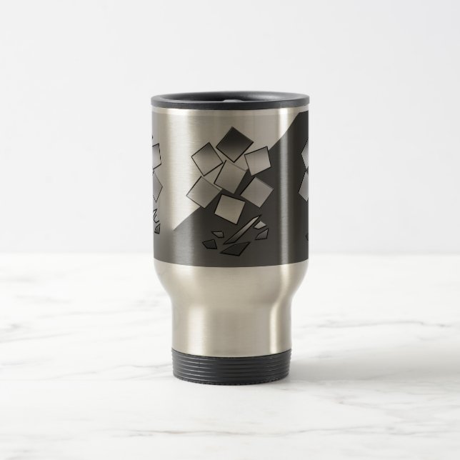 Mug De Voyage Pétales de chrome (Centre)