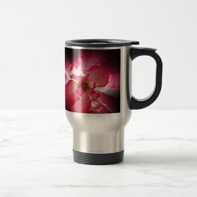 Mug De Voyage pétales rouges clairs (Droit)