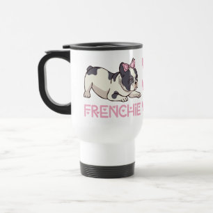 Mug De Voyage Petit Amoureux des chiens français à chiots