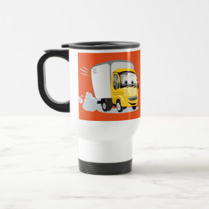 Mug De Voyage Petit Camion Cartoon Jaune pour enfants !