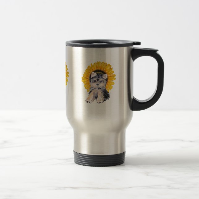 Mug De Voyage Petit chiot (Droit)