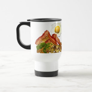 Mug De Voyage Petit-déjeuner Oeufs de bacon paysager