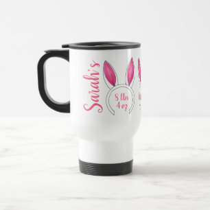 Mug De Voyage Petit lapin Personnalisé Nouveau bébé Faire-part