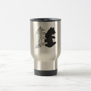 Mug De Voyage Petit ours Ours Silhouette Main