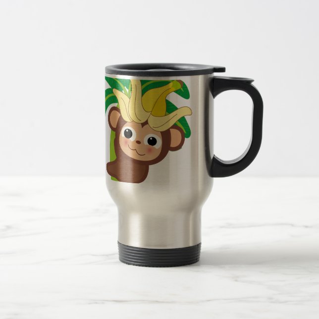 Mug De Voyage Petite collection 105 de singe (Droit)