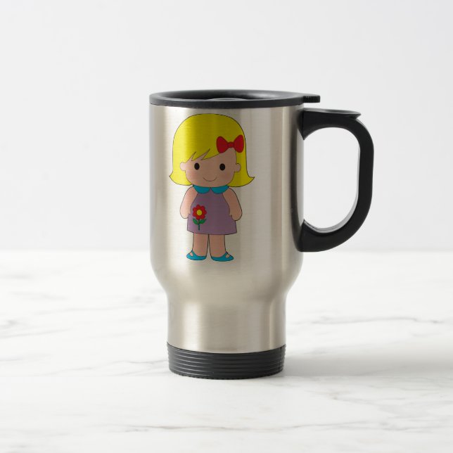 Mug De Voyage Petite fille (Droit)