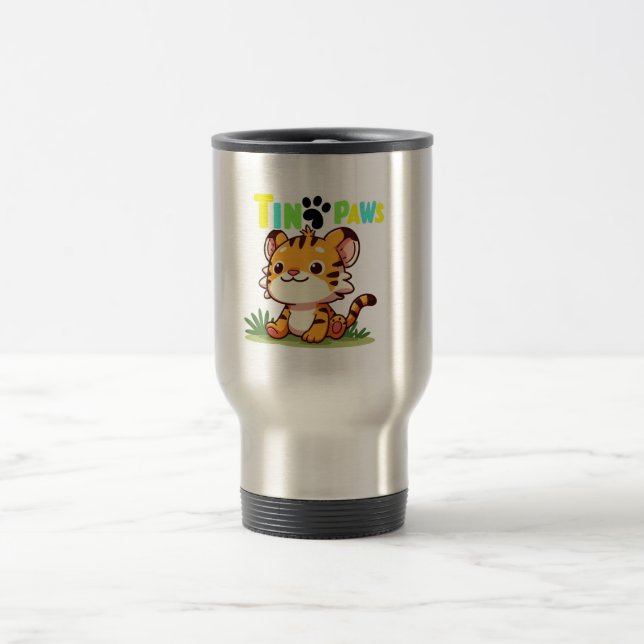 Mug De Voyage Petites pattes, Big Roar (Centre)