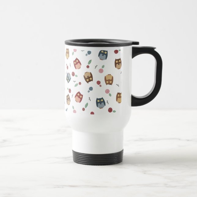 Mug De Voyage Petits hiboux (Droite)