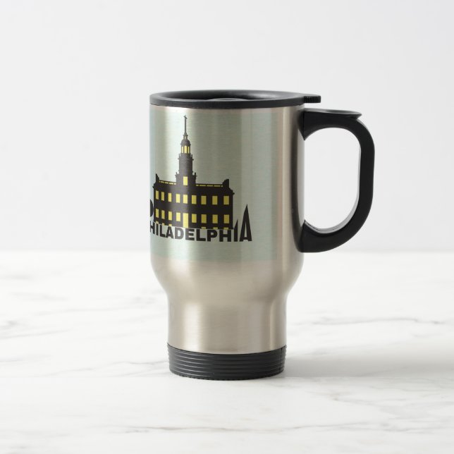Mug De Voyage Philadelphie 1 (Droit)