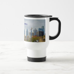 Mug De Voyage Philadelphie Skyline de la promenade fluviale