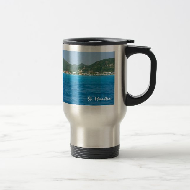 Mug De Voyage Philipsburg Shoreline (Droit)