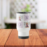 Mug De Voyage Photo de collage moderne Meilleure mère Ever Purpl<br><div class="desc">Photo De Collage Moderne Best Mom Ever Purple Cadeau. Meilleur cadeau personnalisé pour la journée des mères,  la journée de la femme ou l'anniversaire de maman. Surprenez Maman avec un cadeau qui est aussi Extraordinaire qu’elle.</div>