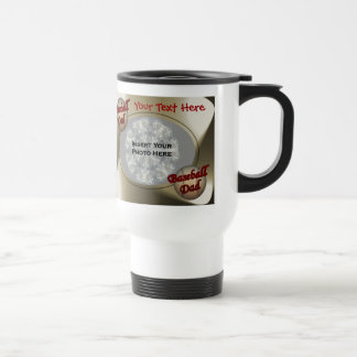 Mug De Voyage Photo de conception papa de baseball