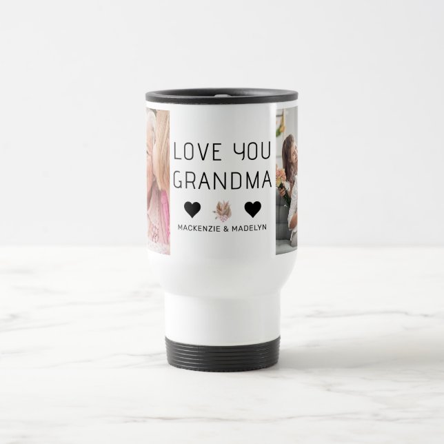 Mug De Voyage Photo de Love You Grandma Meilleur poison