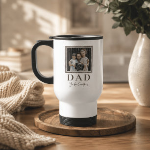 Mug De Voyage Photo de papa personnalisé moderne
