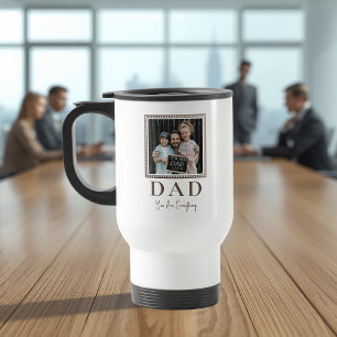 Mug De Voyage Photo de papa personnalisé moderne