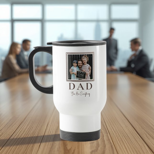 Mug De Voyage Photo de papa personnalisé moderne (Créateur téléchargé)