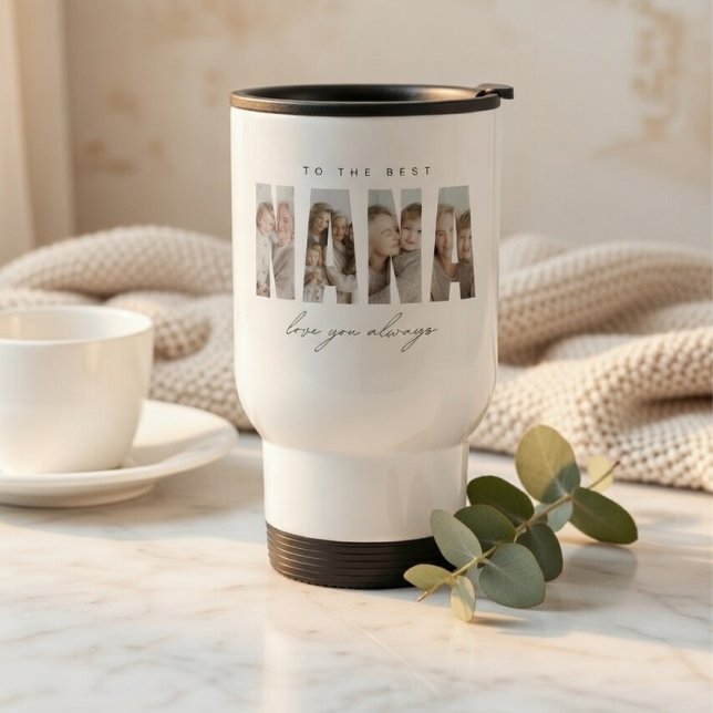 Mug De Voyage Photo personnalisé NANA | Amour personnalisé Toujo (Créateur téléchargé)