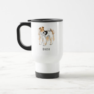 Mug De Voyage Photo personnalisée Fil Fox Terrier