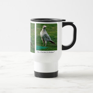 Mug De Voyage Photo rare de corbeau blanc dans la faune