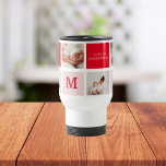 Mug De Voyage Photo Rouge et rose Meilleure mère Ever Venin<br><div class="desc">Photo Collage moderne Red & Pink Best Mom Ever Gift Meilleur cadeau personnalisé pour la journée des mères,  la journée de la femme ou l'anniversaire de maman. Surprenez Maman avec un cadeau qui est aussi Extraordinaire qu’elle.</div>