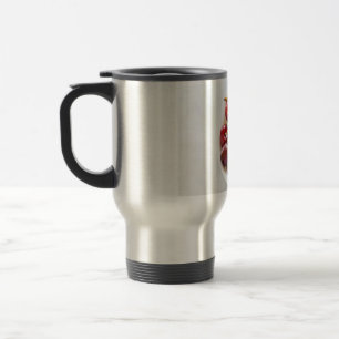Mug De Voyage Photographie de Cerises Rouges Fraîches dans un Bo