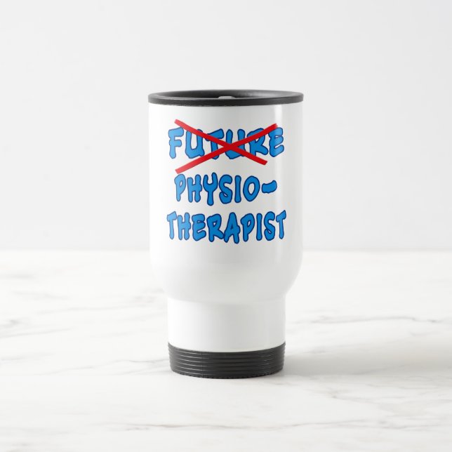 Mug De Voyage Physiothérapeute plus futur (Centre)