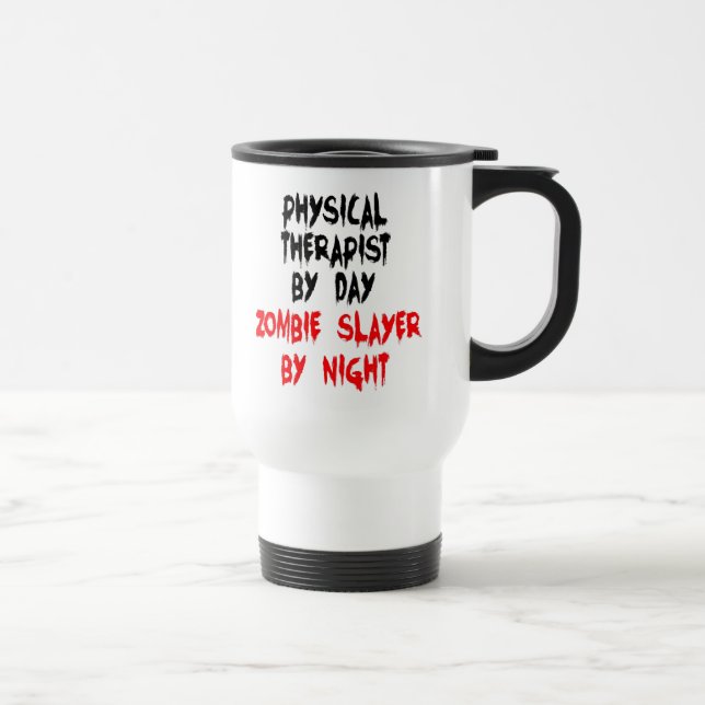 Mug De Voyage Physiothérapeute Zombie plaisanter (Droite)