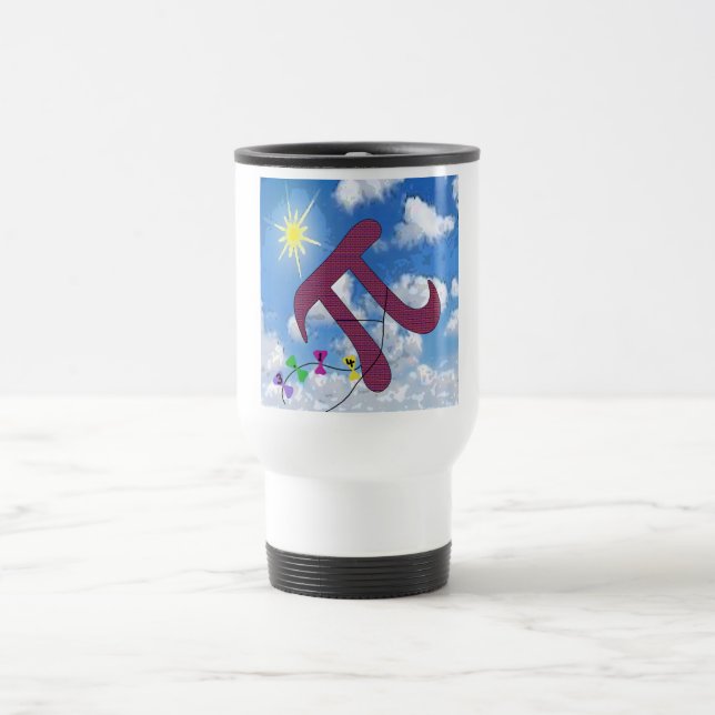 Mug De Voyage Pi dans le ciel (Centre)