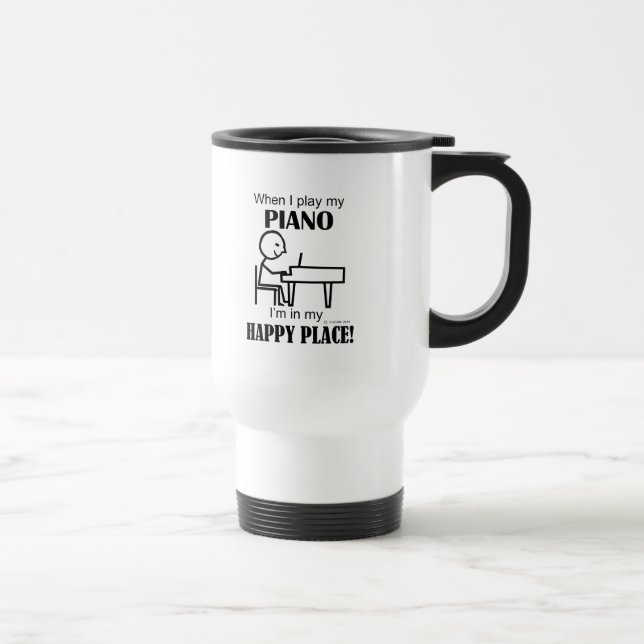 Mug De Voyage Piano Happy Place (Droite)