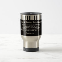 Piano Key Bible Verse Voyage Mug