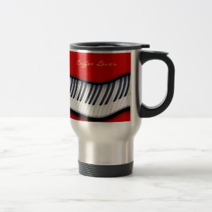 Mug De Voyage PIANO KEYS Musique Amateur Cadeau Voyage Mug