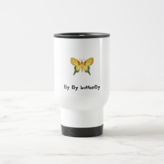 Mug De Voyage PIC, PIC, PIC, papillon de mouche de mouche