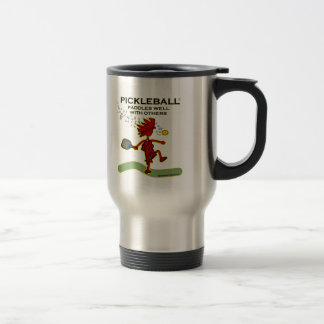 Mug De Voyage Pickleball Paddles Bien Avec D'Autres