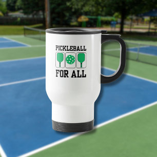 Mug De Voyage Pickleball pour tous les palettes et balle verte