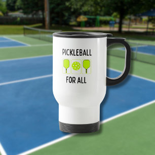 Mug De Voyage Pickleball pour toutes les pagaies et balle