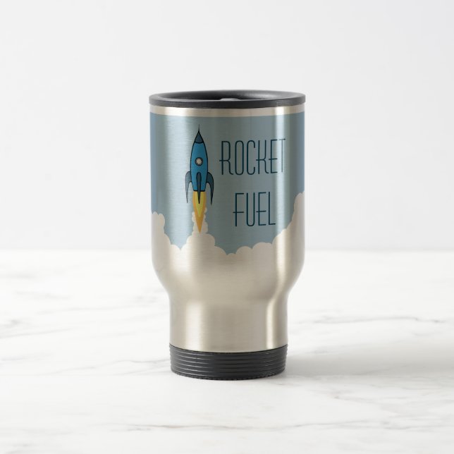 Mug De Voyage Pied Carburant drôle Motivation Humour Citation pl (Centre)