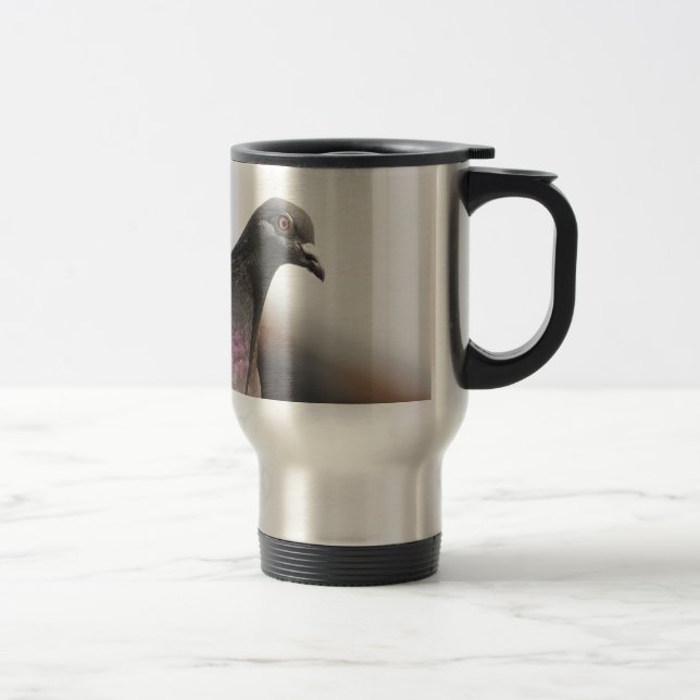 Mug De Voyage Pigeon d'emballage (Droit)