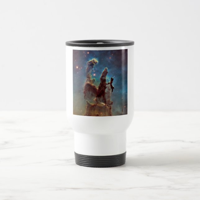 Mug De Voyage Piliers de la création, Nébuleuse de l'Aigle Hubbl (Centre)