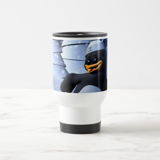 Mug De Voyage Pingouin dansant (Centre)
