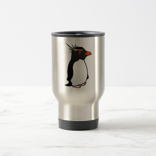 Mug De Voyage Pingouin mignon de Rockhopper (Centre)