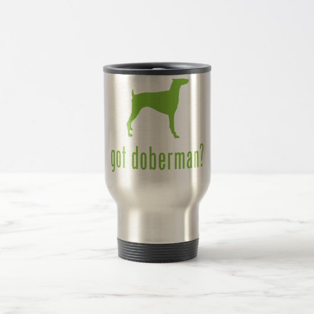 Mug De Voyage Pinscher de dobermann (Centre)