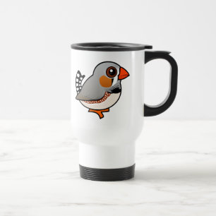 Mug De Voyage Pinson de zèbre de Birdorable