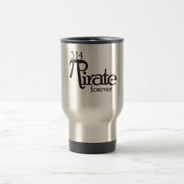 Mug De Voyage Pirate math pour Pi Day (Centre)