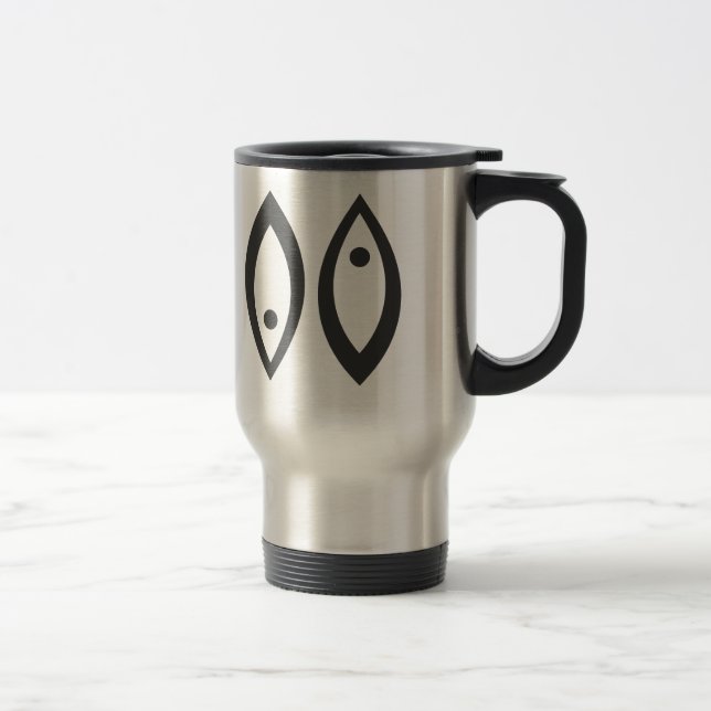 MUG DE VOYAGE PISTES, SIGNE ZODIATIQUE (Droit)