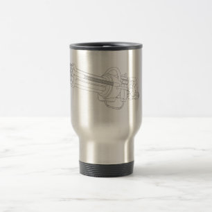 Mug De Voyage Pistolet à rotation Steampunk