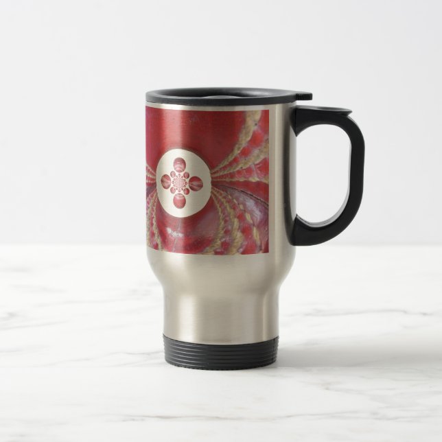 Mug De Voyage Pitch Kaleidoscope : Le Cricket Balls The Game's H (Droit)