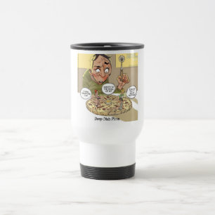 Mug De Voyage Pizza Profonde et Drôle Philosophie